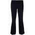 Cropped flared virgin wool trousers