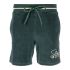 Green sports shorts with Staple embroidery