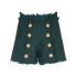 Green high-waisted shorts