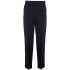 Blue straight crop trousers
