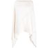 White cape with perforated details