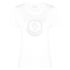 White logo-embellished cotton T-shirt