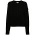 Black sweater with applique