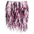 Pink metallic feather miniskirt