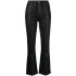 Claudine coated flared jeans