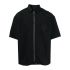 Black zipped short sleeved Shirt