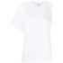 White Della asymmetric T-shirt