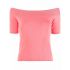 Pink boat neck Top