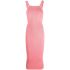 Sleeveless pink midi Dress