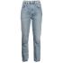 Jeans crop a vita alta Jolene blu