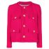 Fuchsia tweed Jacket with buttons