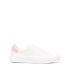 White City Court Sneakers with pink contrasting detail