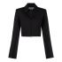 La veste Balù zip fastening black Jacket