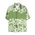 Hawaiian print green Shirt