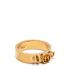 Gold 11 number band Ring