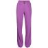 Purple logo-tape cotton track pants
