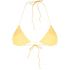 Yellow triangle Bikini Top