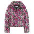 Multicolored floral puffer Jacket