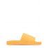 Sandali slides arancioni a righe