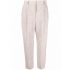 Beige pinstriped Trousers
