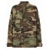 Camouflage print Jacket with logo plaque