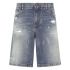 Distressed blue Denim Shorts