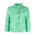 Floral lace green single breasted Jacket