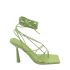 Gia x RHW green Rosie 6 lace-up sandal
