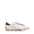 White Superstar Sneakers with black contrasting detail