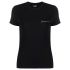 Black embroidered T-shirt