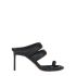 Black Cassis Sandals with double strap