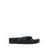 Black thong Sandals in nappa leather