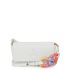 White Baguette Anchor Bag with tie-dye chain