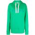 Embroidered logo green Hoodie
