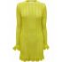 Yellow ruffled crochet Dress