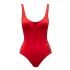Red One piece Swimsuit with logo