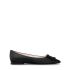 Gommettine Lacquered Buckle Ballerinas in Soft Black Leather