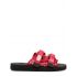 Red Moto Cab PT02 slides Sandals