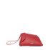 Saturday vibrant red sleek small pouch