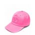 Pink baseball Cap with embroidery