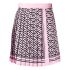 La Greca pink pleated Mini Skirt
