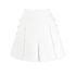 White tweed tailored shorts