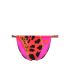 Multicolored animal print bikini briefs