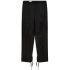 Black trousers with drawstring