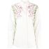 White shirt with flower embroidery