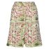 Jacquard floral mini skirt