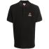 Black Boky Flower polo shirt with logo embroidery
