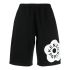 Boke Flower black bermuda shorts with print