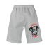 Grey sports bermuda shorts with band and logo