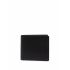 Portafoglio bi-fold nero con logo a quattro punti